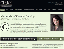 Tablet Screenshot of clarkhourlyfinancialplanning.com